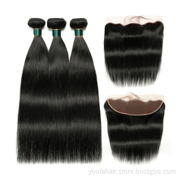 Dropshipping 13x4 Swiss HD Lace Front Brazilian Remy Hair for Black Women Human Virgin Hair Straight Lace Frontal with Baby Hair